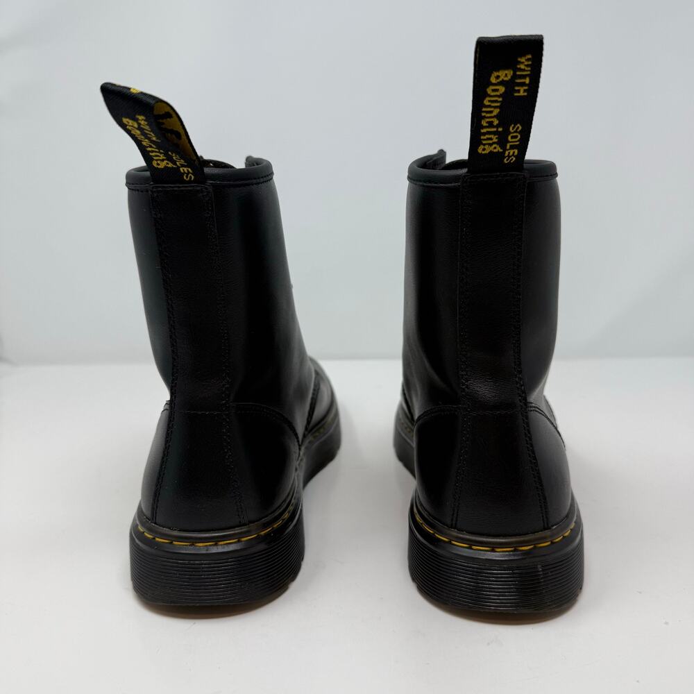 Dr. Martens Zavala Boots Men's 9 Women's 10 Black Combat Boots AW004 SK08V - Picture 7 of 12